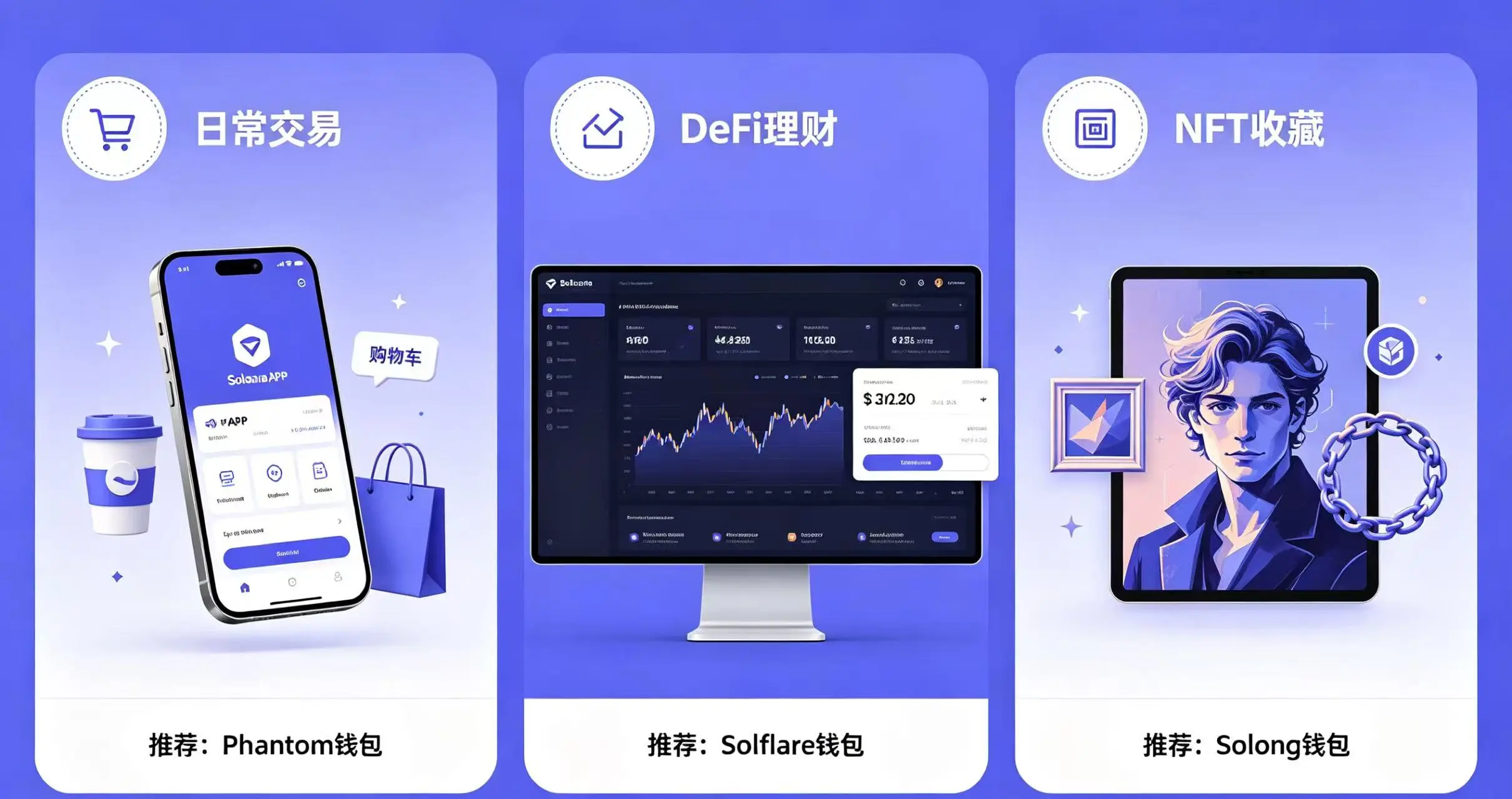 Solana 钱包使用场景选择指南 Solana 钱包使用场景选择指南