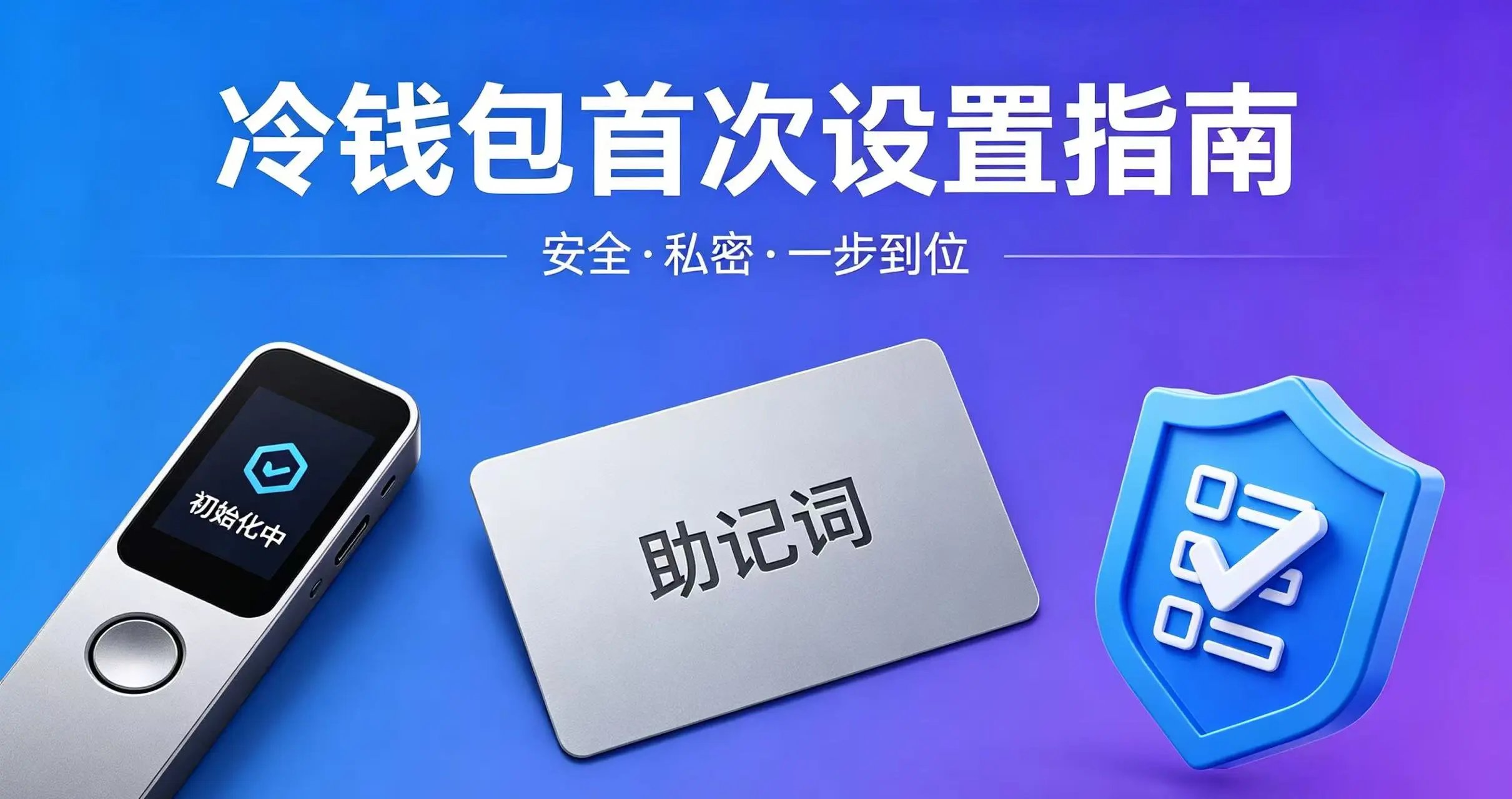 冷钱包首次设置注意事项