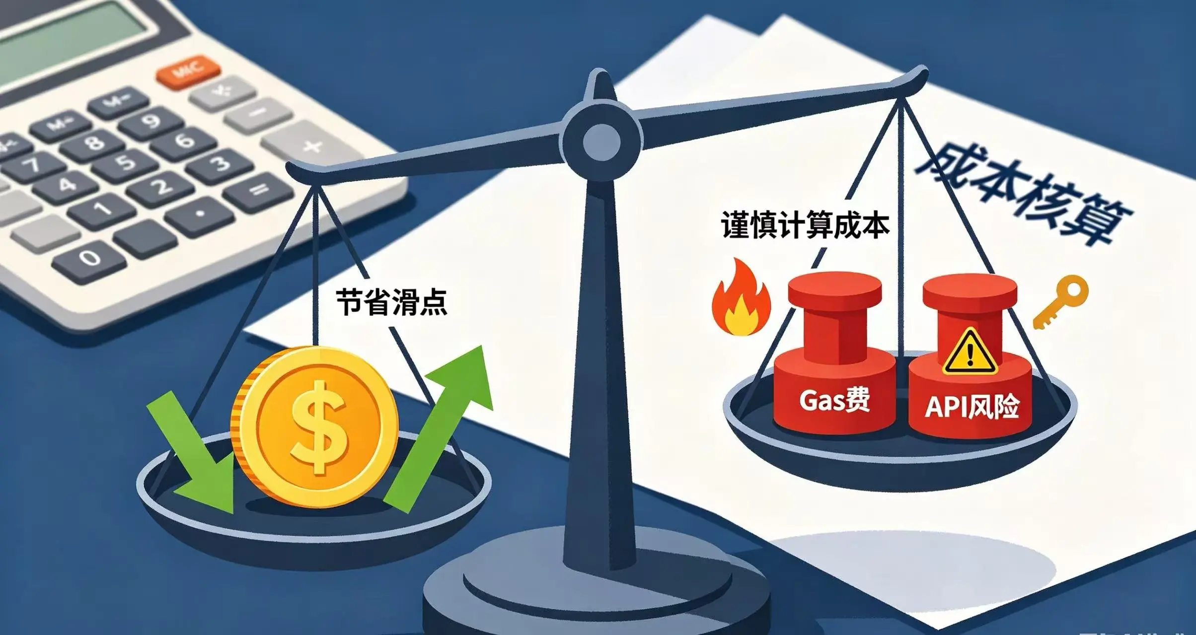 聚合交易成本陷阱示意图 聚合交易成本陷阱示意图