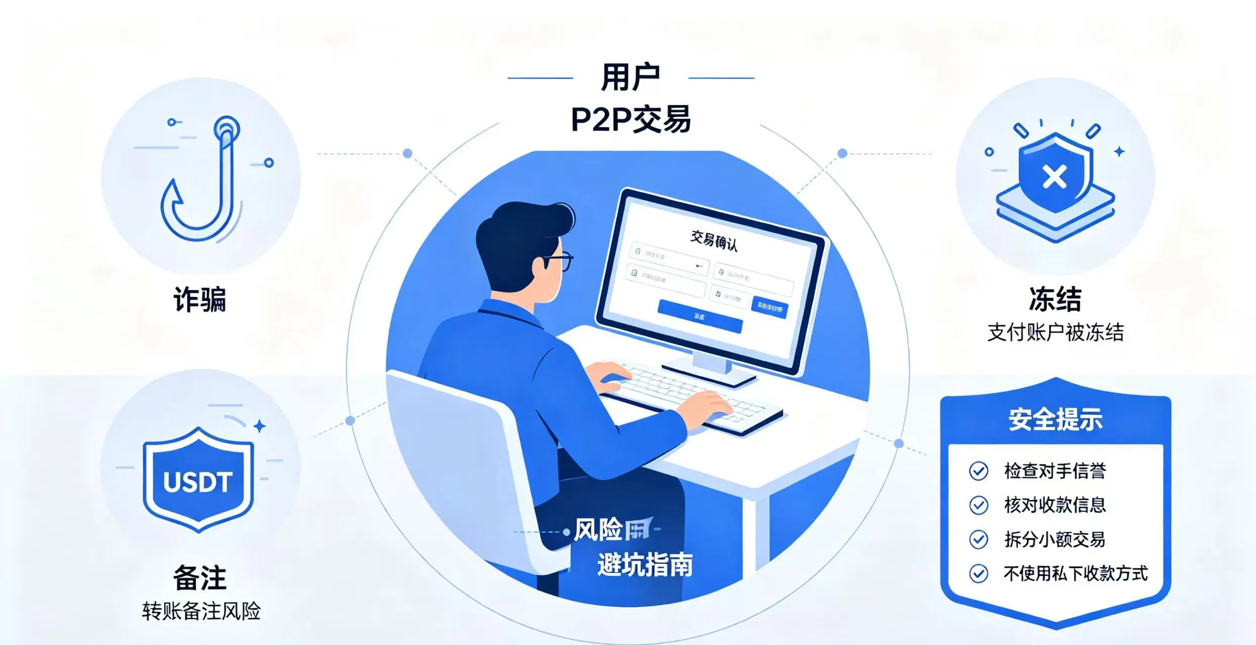 免 KYC 交易风险与避坑指南示意图 免 KYC 交易风险与避坑指南示意图