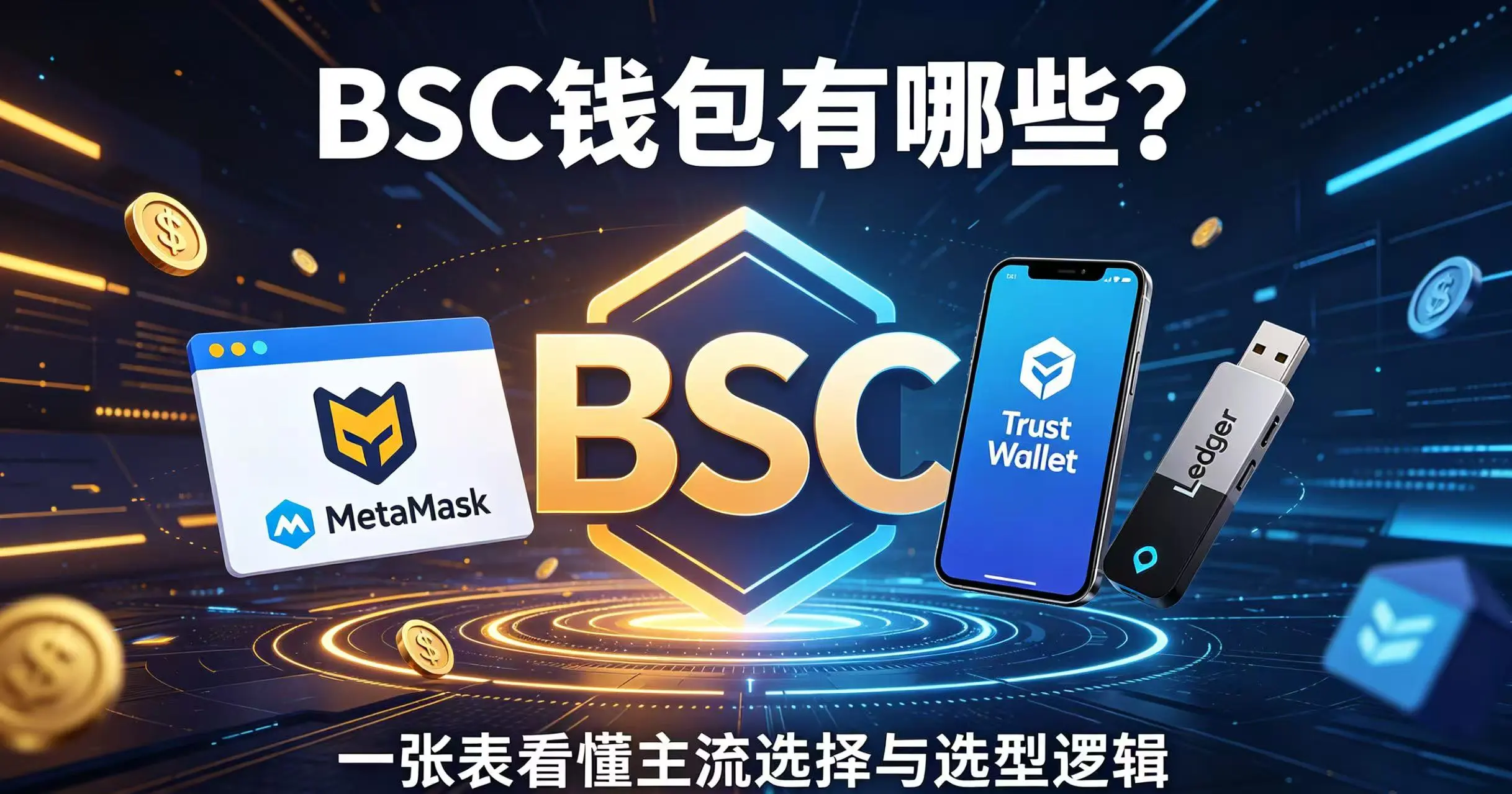 BSC钱包有哪些？一张表看懂主流选择与选型逻辑