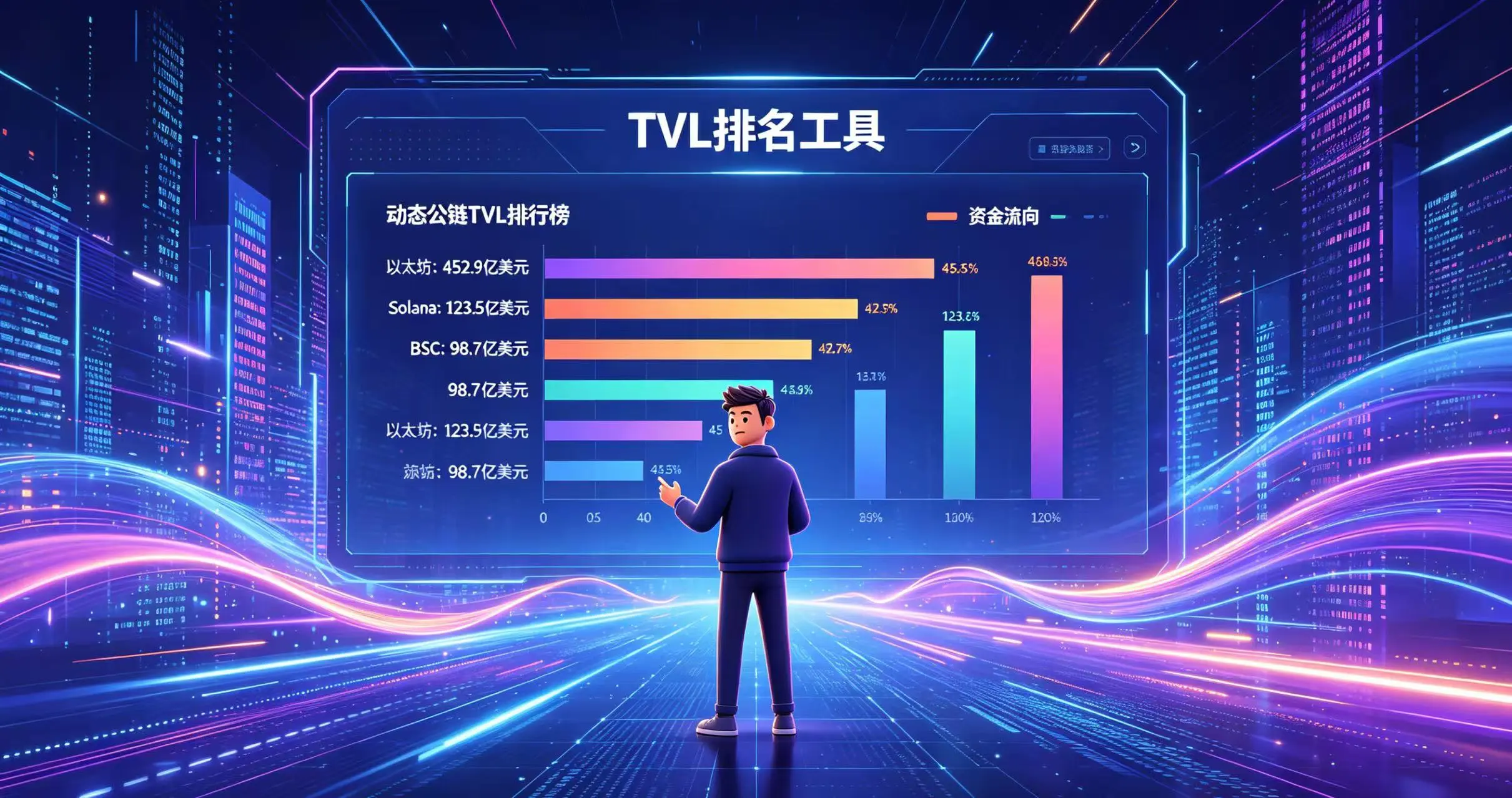 查看各链TVL排名的网站