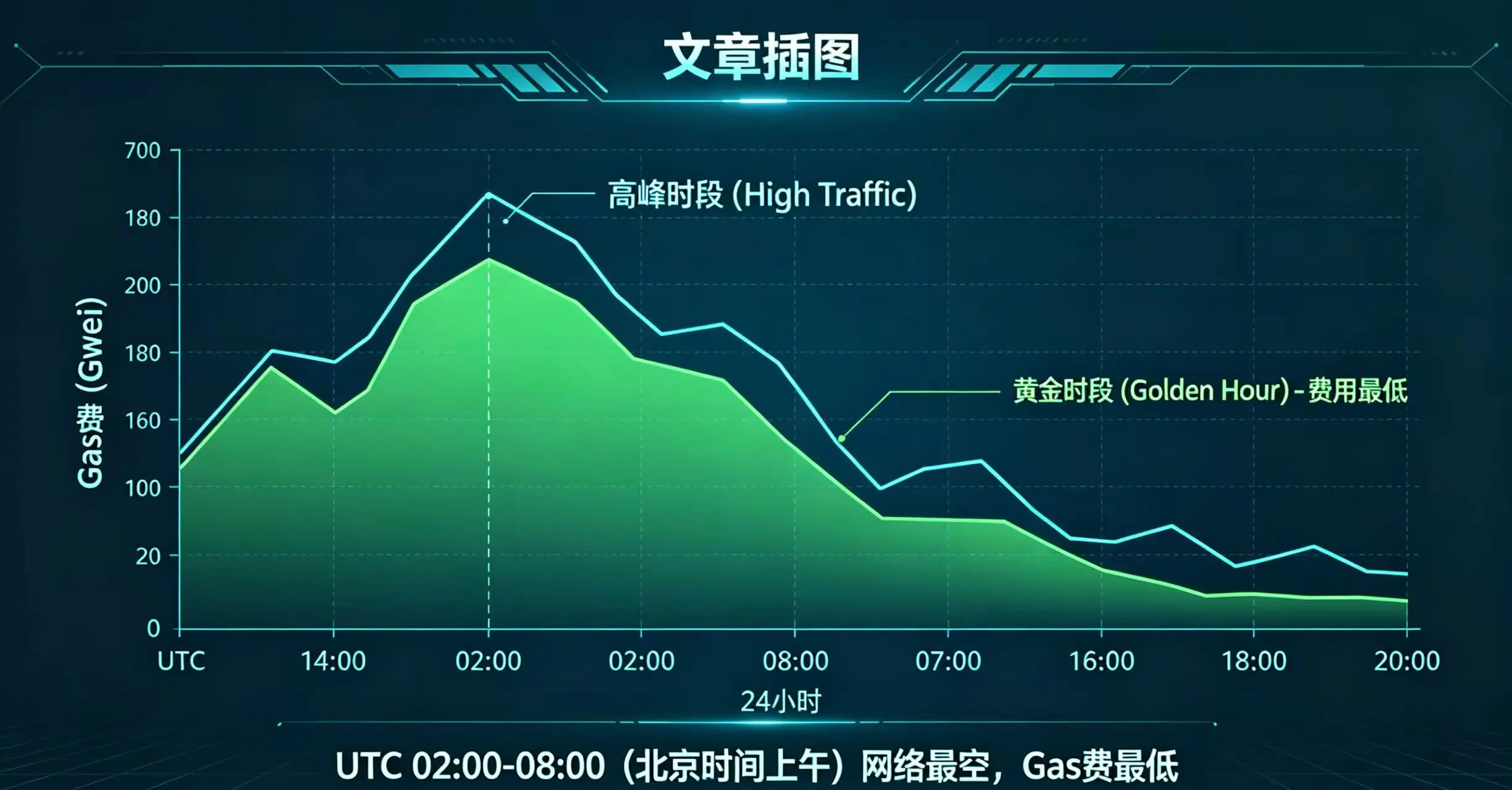 Gas 费时段波动图 Gas 费时段波动图