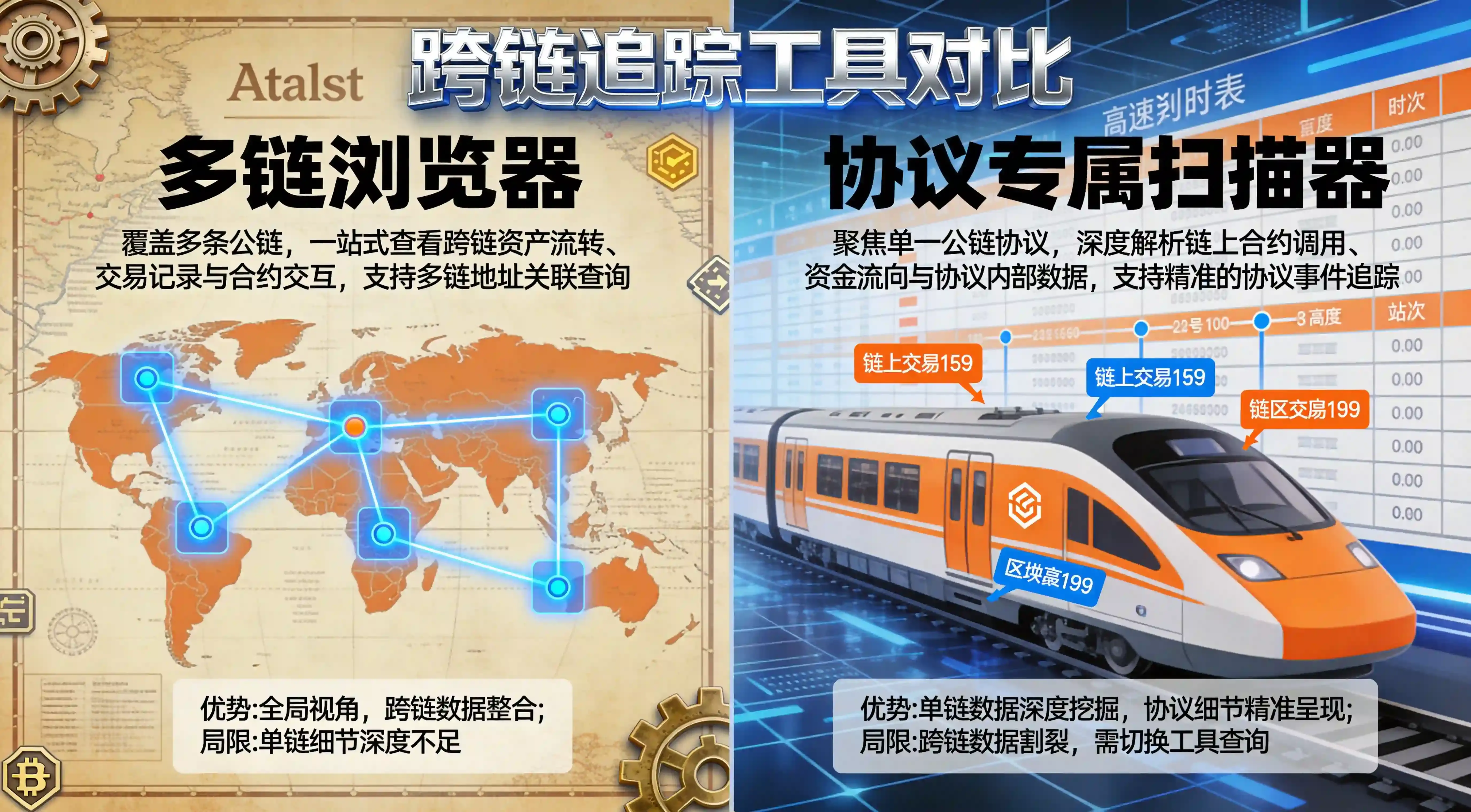 两类追踪工具对比 两类追踪工具对比