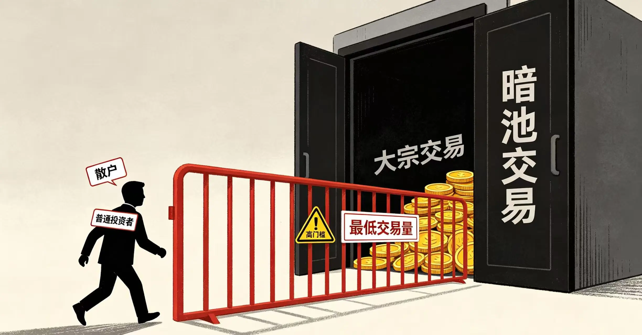 “暗池交易与普通投资者” 的场景 “暗池交易与普通投资者” 的场景