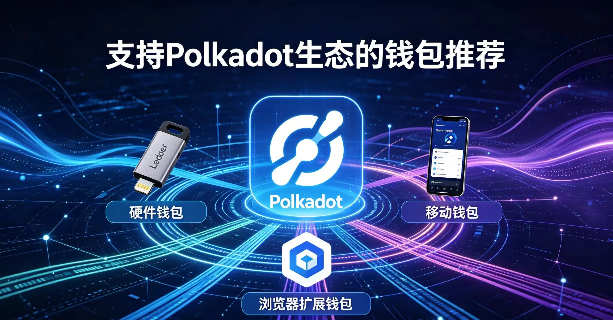 支持Polkadot生态的钱包推荐：从硬件到移动端，总有一款适合你