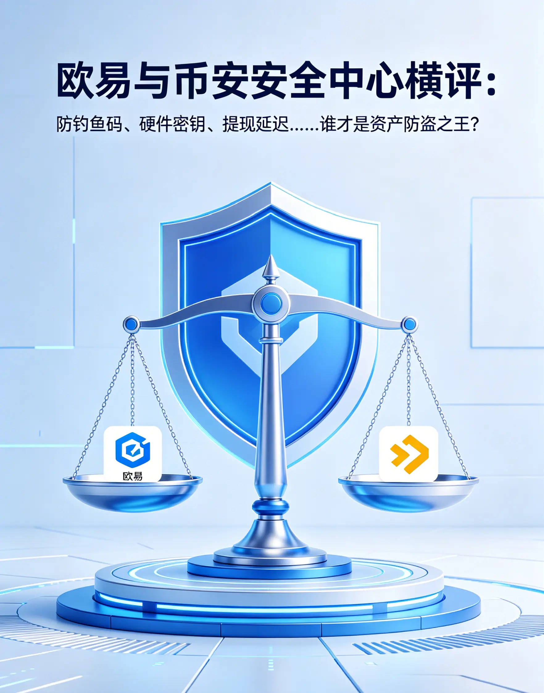 安全中心横评:防钓鱼码、硬件密钥、提现延迟……谁才是资产防盗之王?
