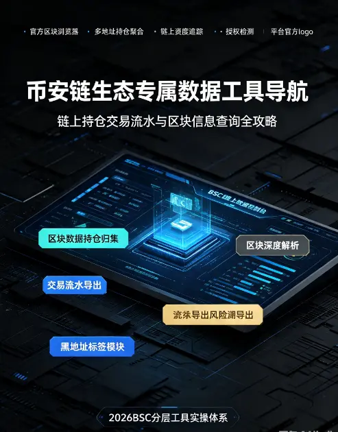 链生态专属数据工具导航，链上持仓、交易流水与区块信息查询全攻略